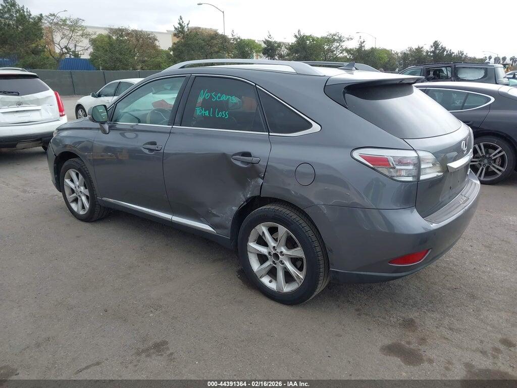 2T2ZK1BA0CC086624 2012 LEXUS RX 350 photo no. 3