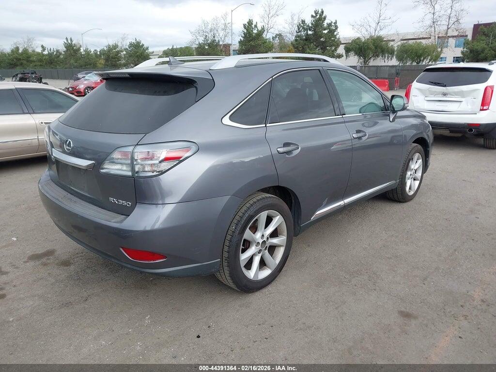 2T2ZK1BA0CC086624 2012 LEXUS RX 350 photo no. 4