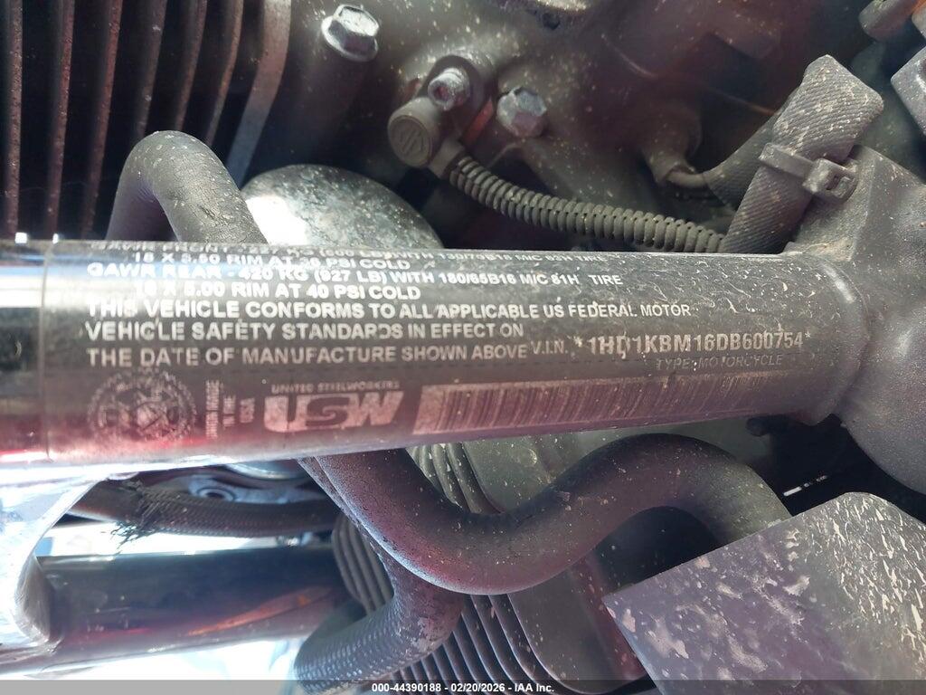 1HD1KBM16DB600754 2013 HARLEY-DAVIDSON FLHX photo no. 10