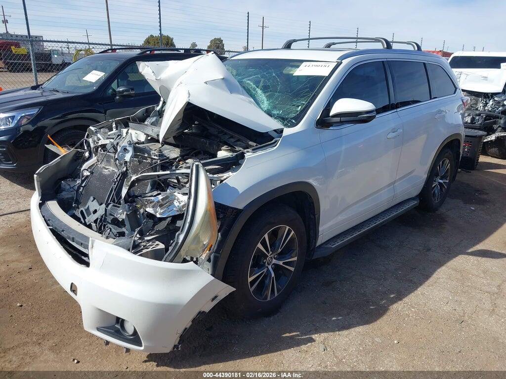 5TDKKRFH2GS129840 2016 TOYOTA HIGHLANDER photo no. 2