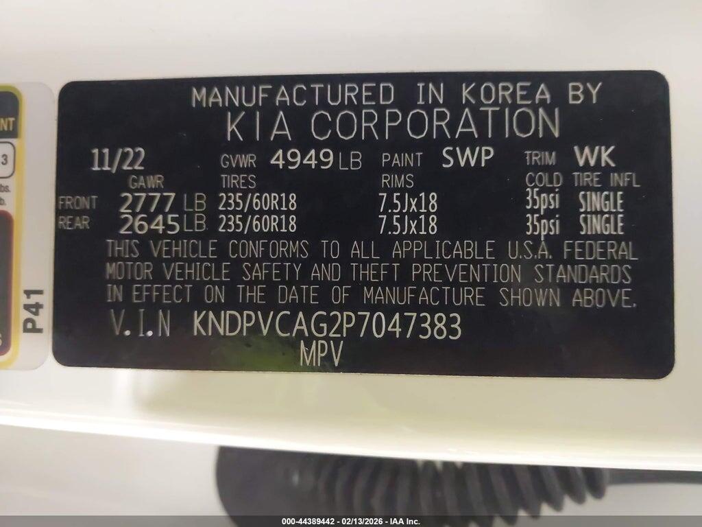 KNDPVCAG2P7047383 2023 KIA SPORTAGE HYBRID photo no. 9