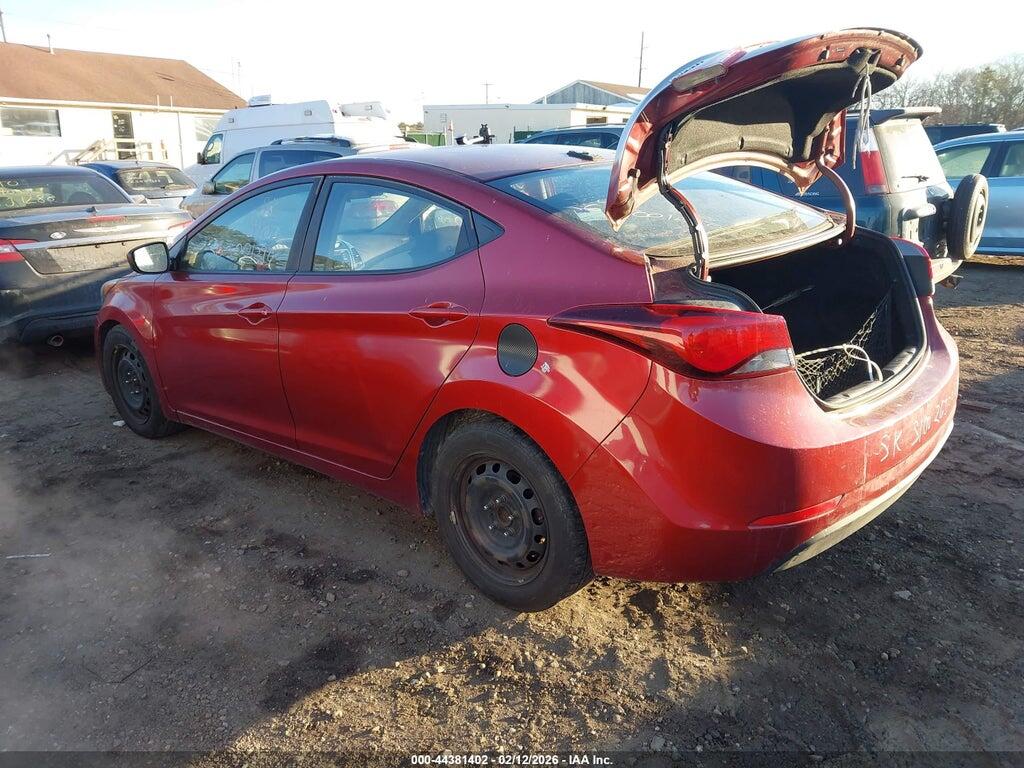 5NPDH4AE8GH743790 2016 HYUNDAI ELANTRA photo no. 3