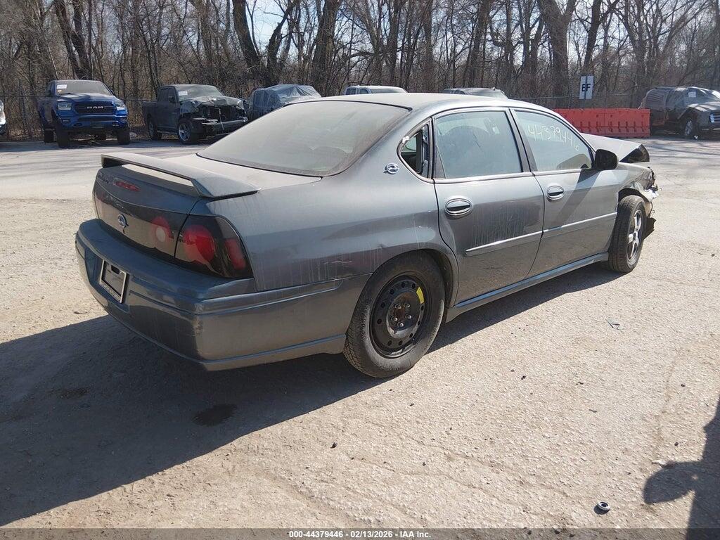 2G1WH52K459260972 2005 CHEVROLET IMPALA photo no. 4