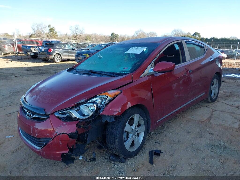 KMHDH4AE6DU495570 2013 HYUNDAI ELANTRA photo no. 2