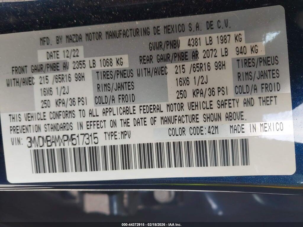 3MVDMBAMXPM517315 2023 MAZDA CX-30 photo no. 9