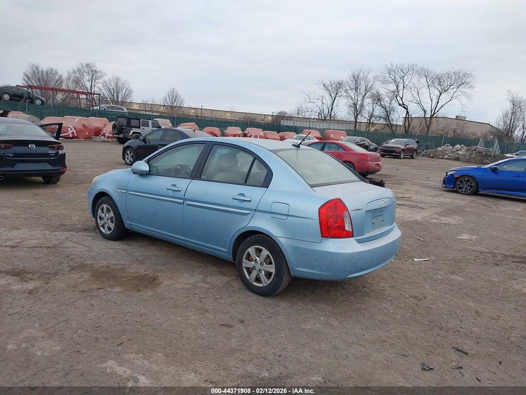KMHCN46C29U346477 2009 HYUNDAI ACCENT photo no. 3