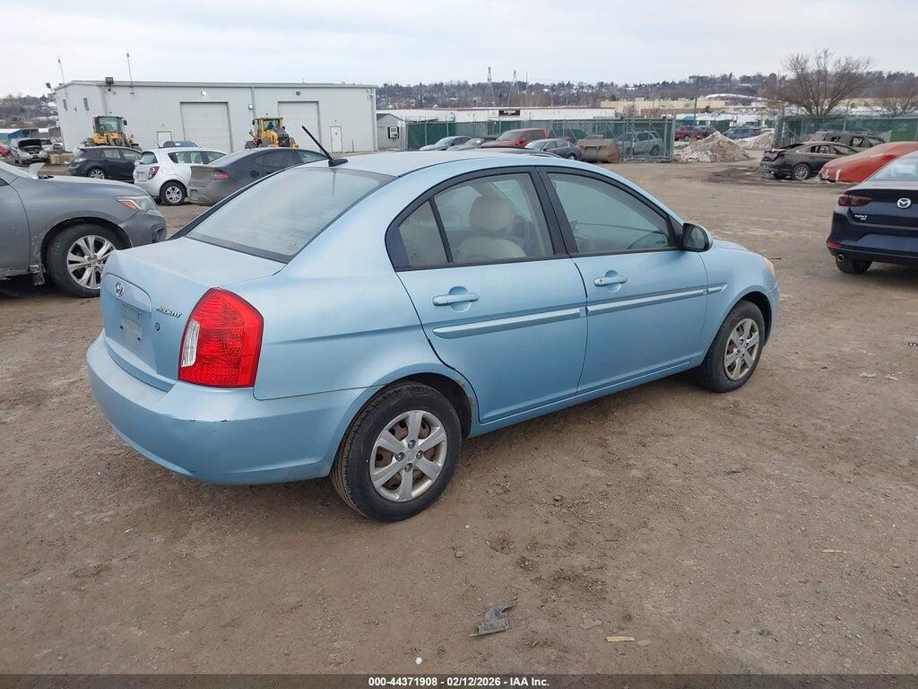 KMHCN46C29U346477 2009 HYUNDAI ACCENT photo no. 4