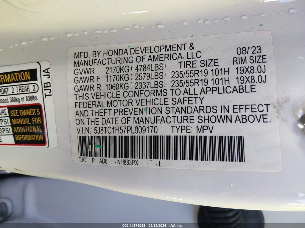 5J8TC1H57PL009170 2023 ACURA RDX photo no. 9