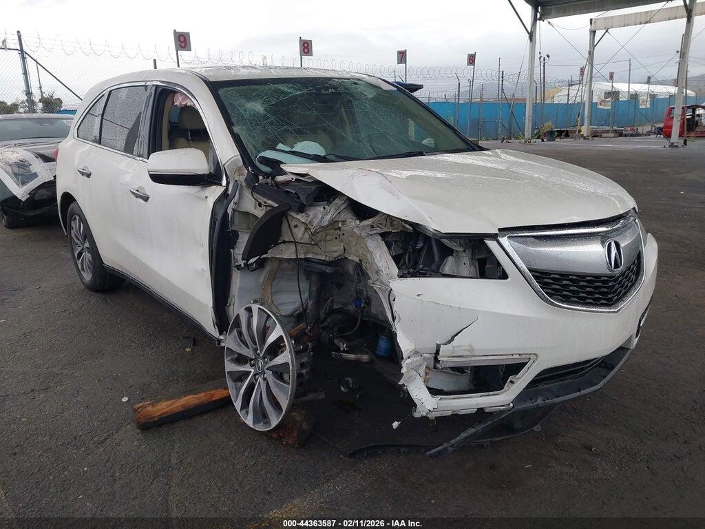 5FRYD4H41GB036585 2016 ACURA MDX photo no. 1