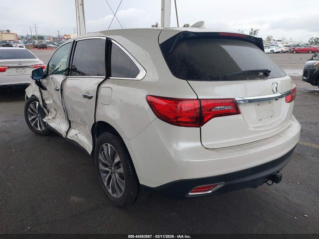 5FRYD4H41GB036585 2016 ACURA MDX photo no. 3
