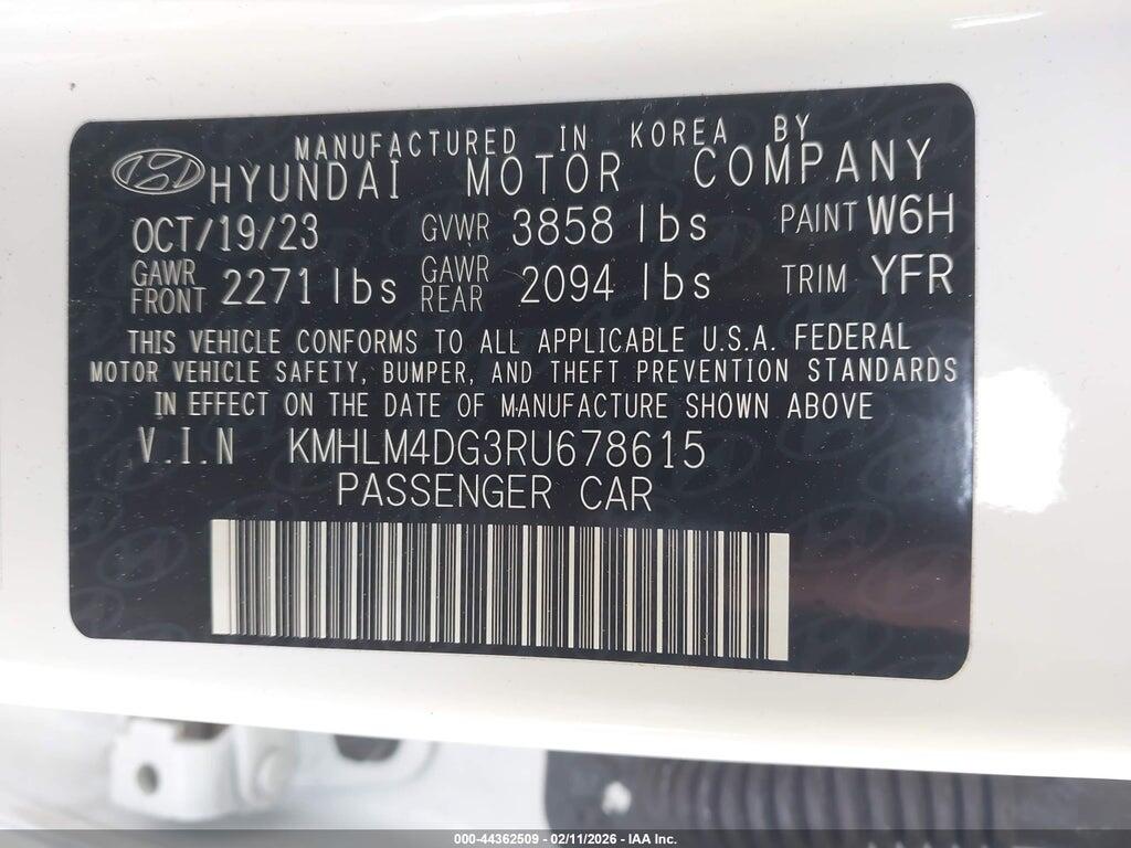 KMHLM4DG3RU678615 2024 HYUNDAI ELANTRA photo no. 9