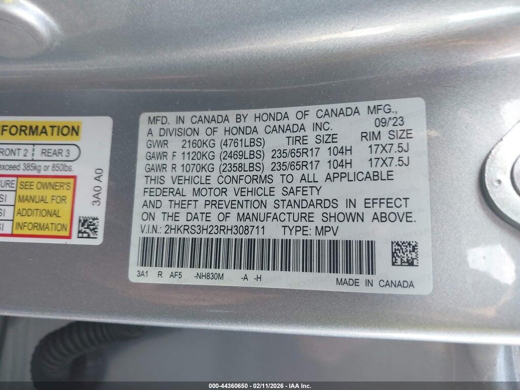 2HKRS3H23RH308711 2024 HONDA CR-V photo no. 9