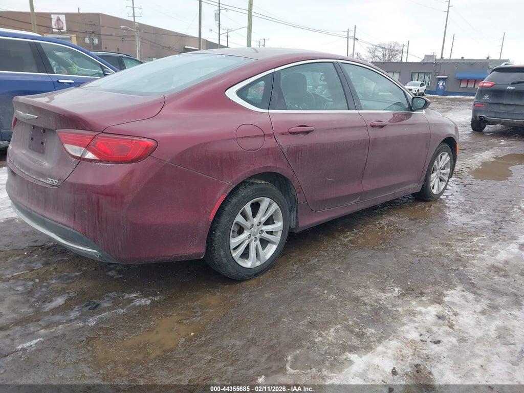1C3CCCAB7FN713919 2015 CHRYSLER 200 photo no. 4
