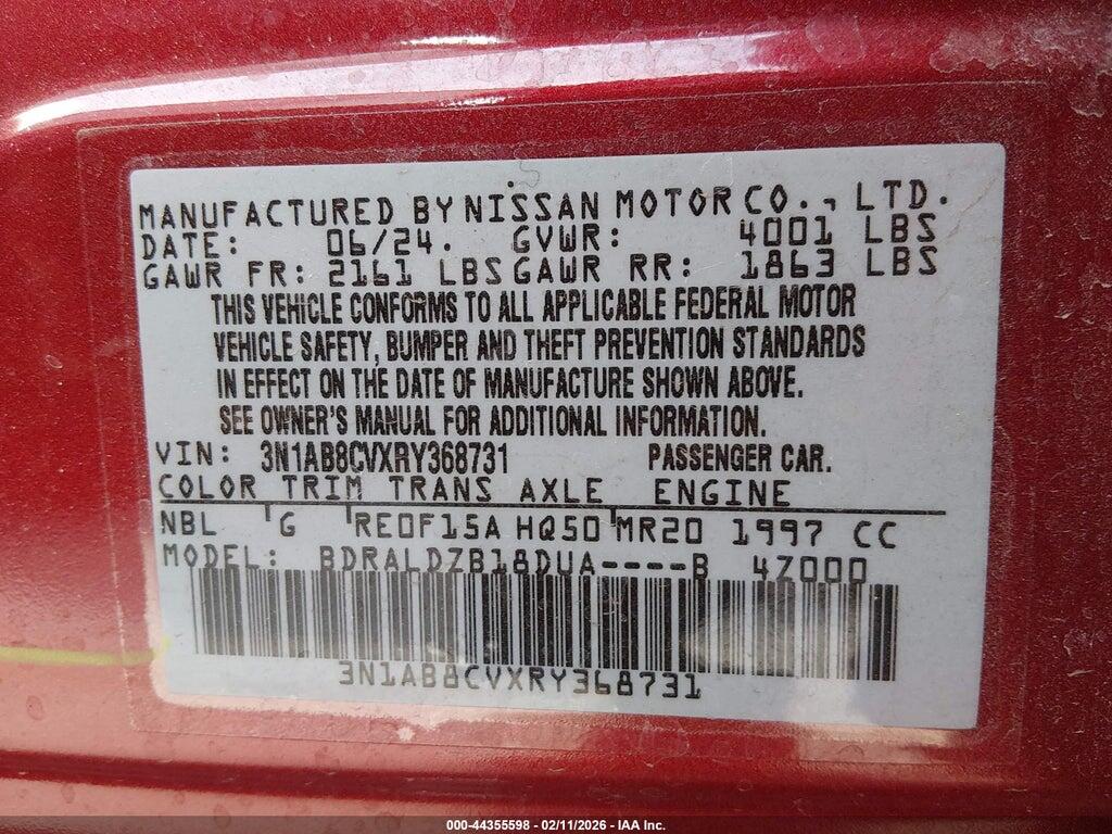 3N1AB8CVXRY368731 2024 NISSAN SENTRA photo no. 9