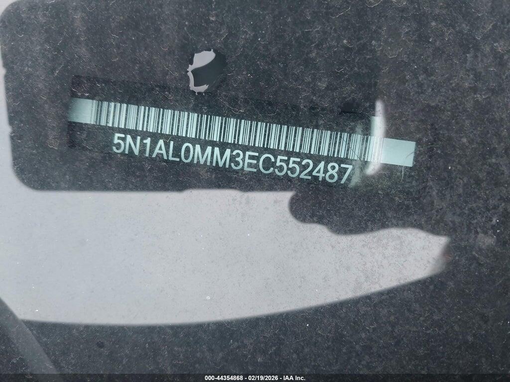 5N1AL0MM3EC552487 2014 INFINITI QX60 photo no. 12