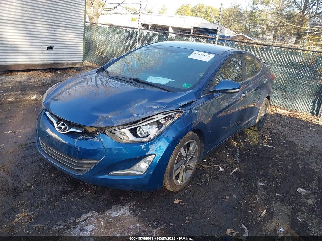 KMHDH4AE2FU377180 2015 HYUNDAI ELANTRA photo no. 2