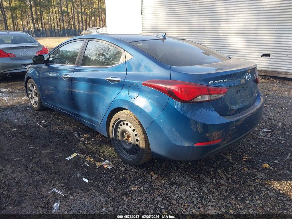 KMHDH4AE2FU377180 2015 HYUNDAI ELANTRA photo no. 3