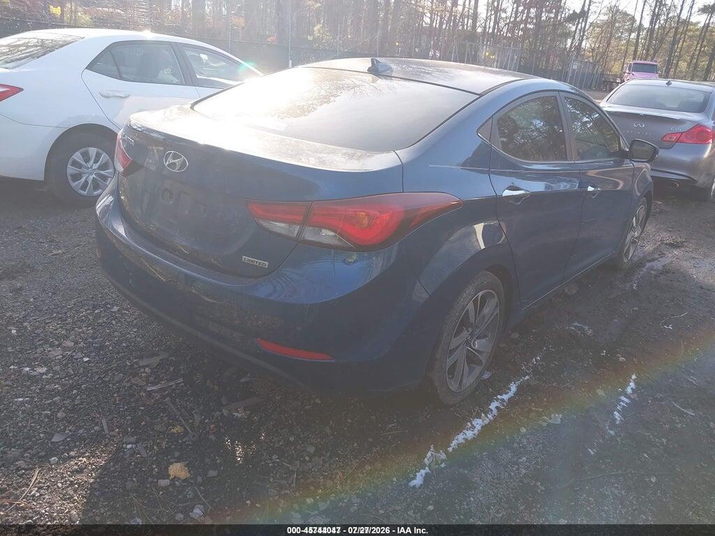 KMHDH4AE2FU377180 2015 HYUNDAI ELANTRA photo no. 4