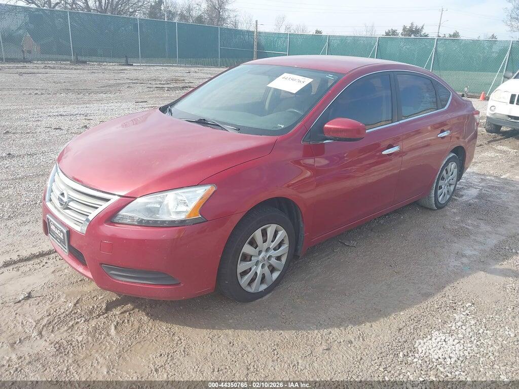 3N1AB7AP0EL680563 2014 NISSAN SENTRA photo no. 2