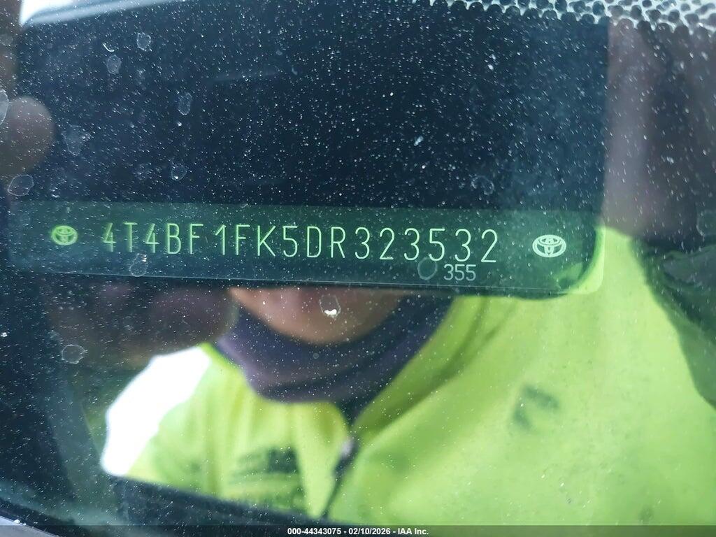 4T4BF1FK5DR323532 2013 TOYOTA CAMRY photo no. 9