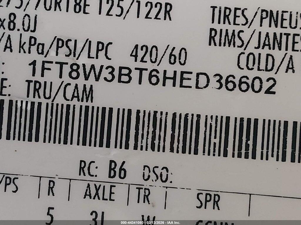 1FT8W3BT6HED36602 2017 FORD F-350 photo no. 8