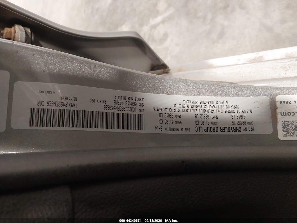 1C3CCCAB5FN503626 2015 CHRYSLER 200 photo no. 9