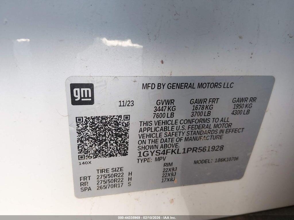1GYS4FKL1PR561928 2023 CADILLAC ESCALADE photo no. 9
