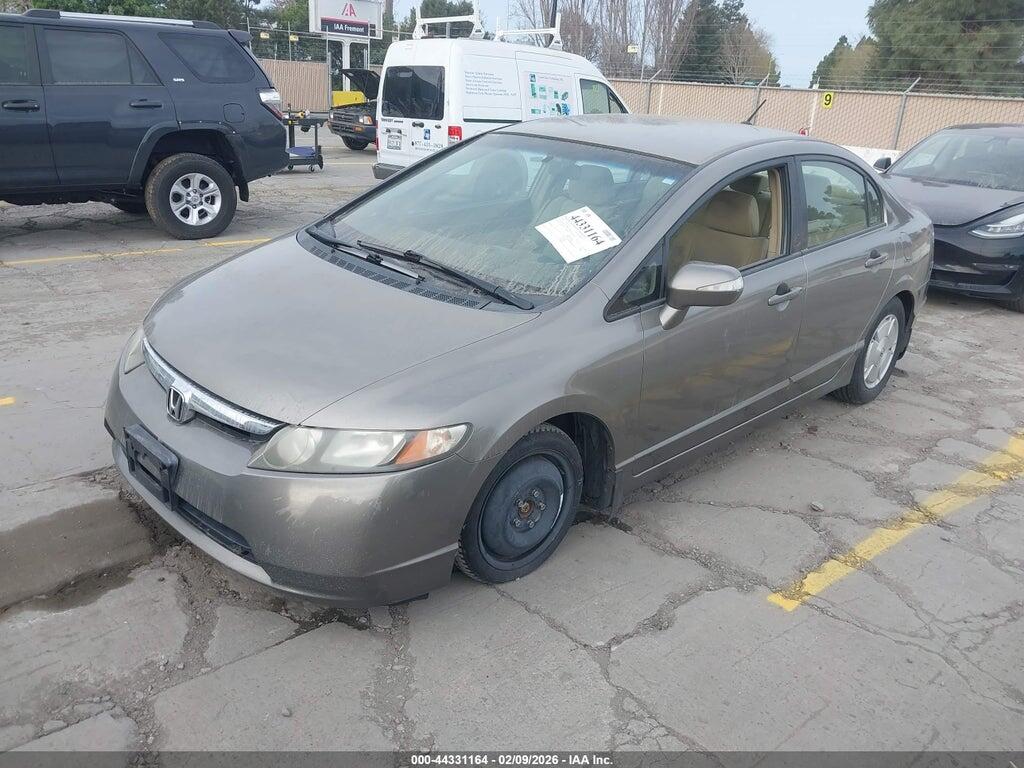JHMFA36218S023688 2008 HONDA CIVIC HYBRID photo no. 2