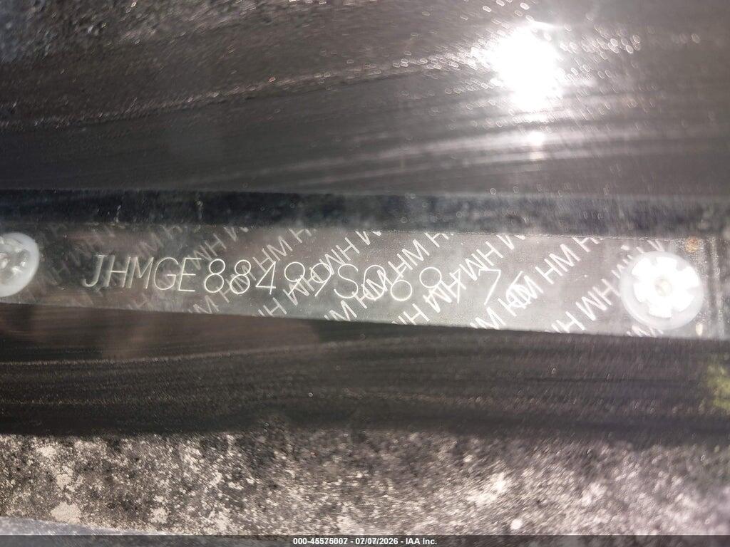 JHMGE88499S069176 2009 HONDA FIT photo no. 9