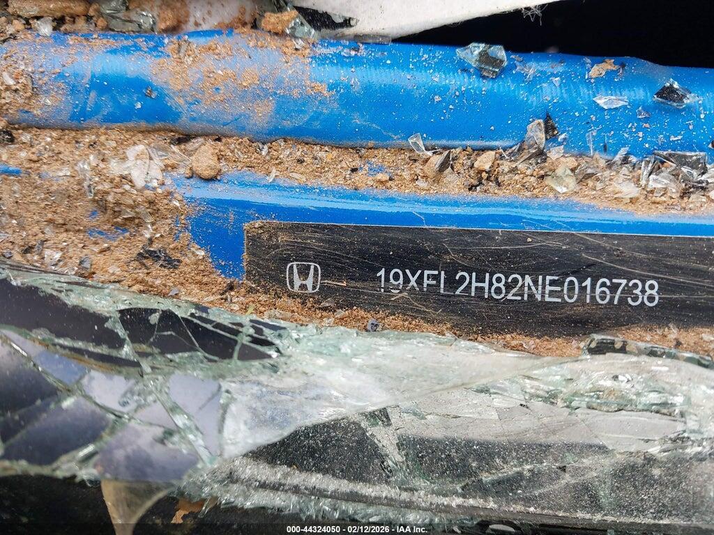 19XFL2H82NE016738 2022 HONDA CIVIC photo no. 9