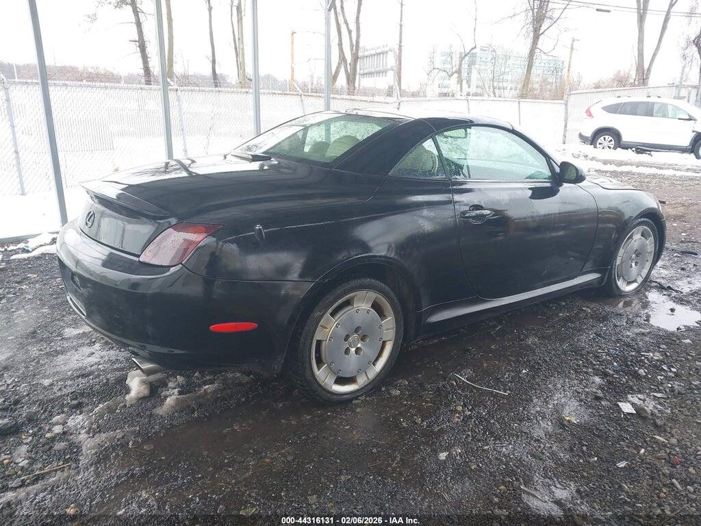 JTHFN48Y720015545 2002 LEXUS SC 430 photo no. 4