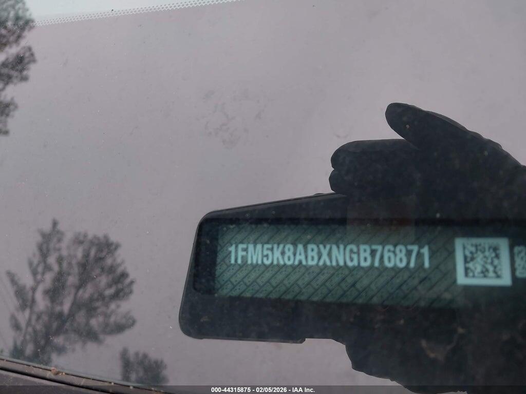 1FM5K8ABXNGB76871 2022 FORD POLICE INTERCEPTOR UTILITY photo no. 9
