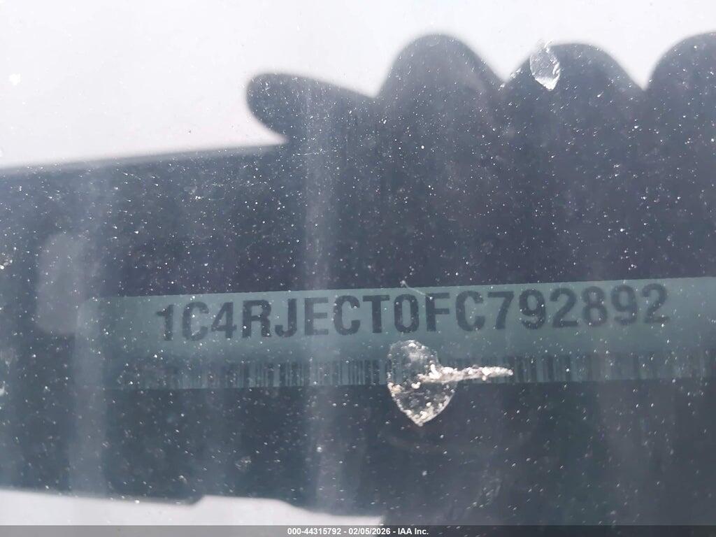 1C4RJECT0FC792892 2015 JEEP GRAND CHEROKEE photo no. 9