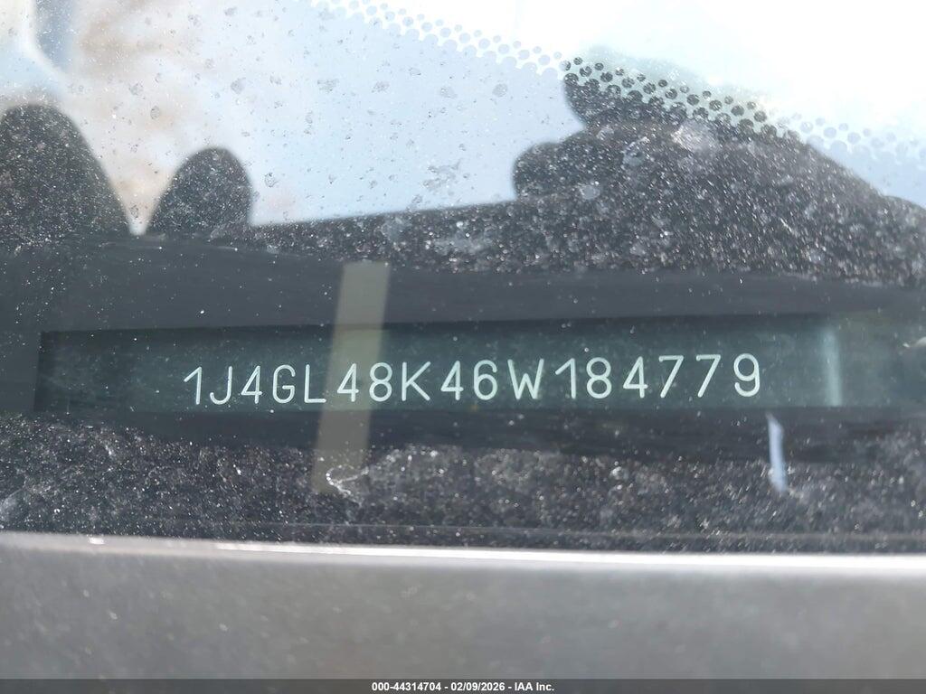 1J4GL48K46W184779 2006 JEEP LIBERTY photo no. 9