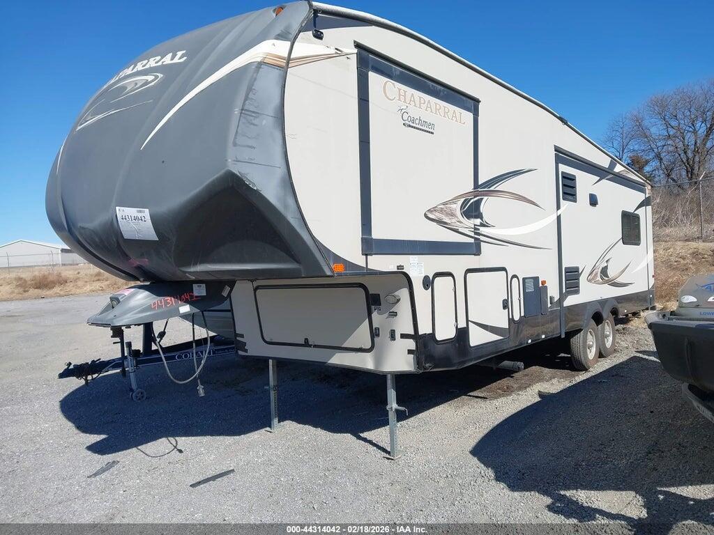 5ZT3CHYB0EA310030 2014 FOREST RIVER CHAPARRAL 328 RES 5TH WHEEL TRVL TRAILER photo no. 2