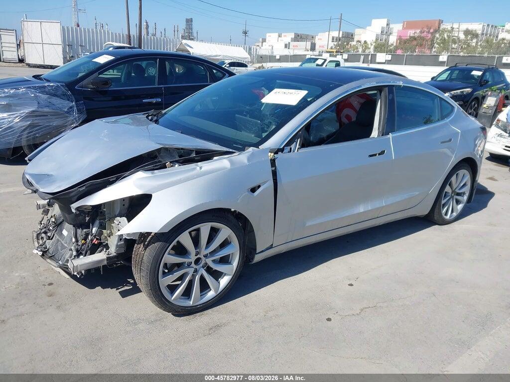 5YJ3E1EA0JF098892 2018 TESLA MODEL 3 photo no. 2
