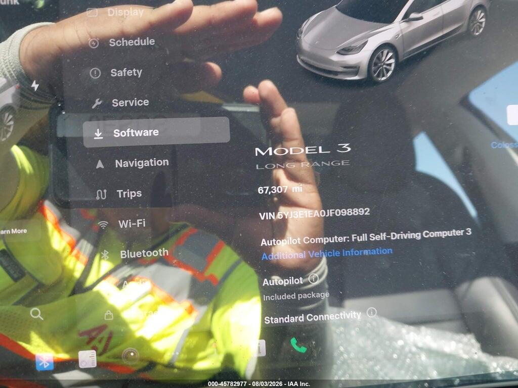 5YJ3E1EA0JF098892 2018 TESLA MODEL 3 photo no. 7
