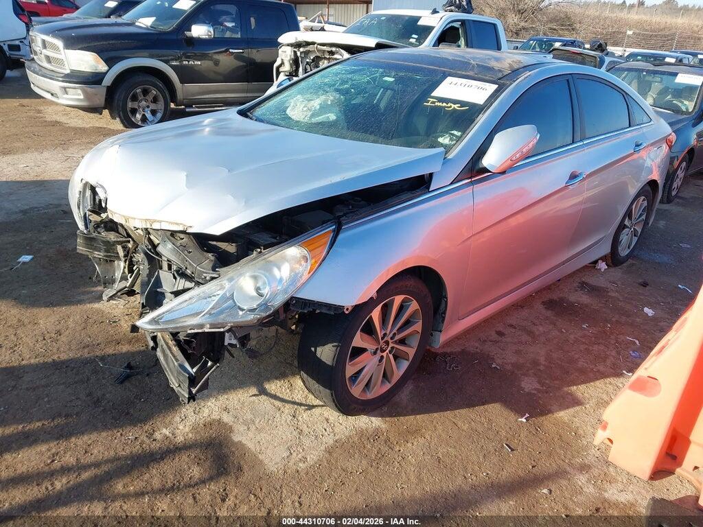 5NPEC4AC6EH837004 2014 HYUNDAI SONATA photo no. 2