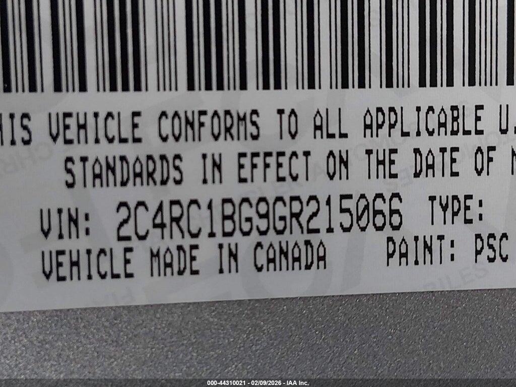 2C4RC1BG9GR215066 2016 CHRYSLER TOWN & COUNTRY photo no. 9
