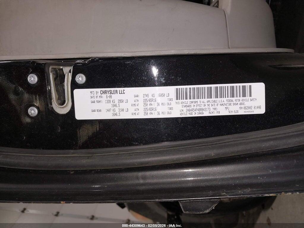 2A8HR54P48R843173 2008 CHRYSLER TOWN & COUNTRY photo no. 9