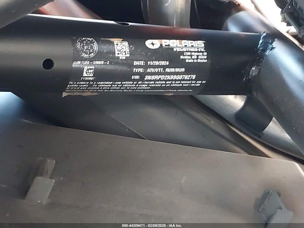 3NSRPD2K8SG076278 2025 POLARIS RZR photo no. 10
