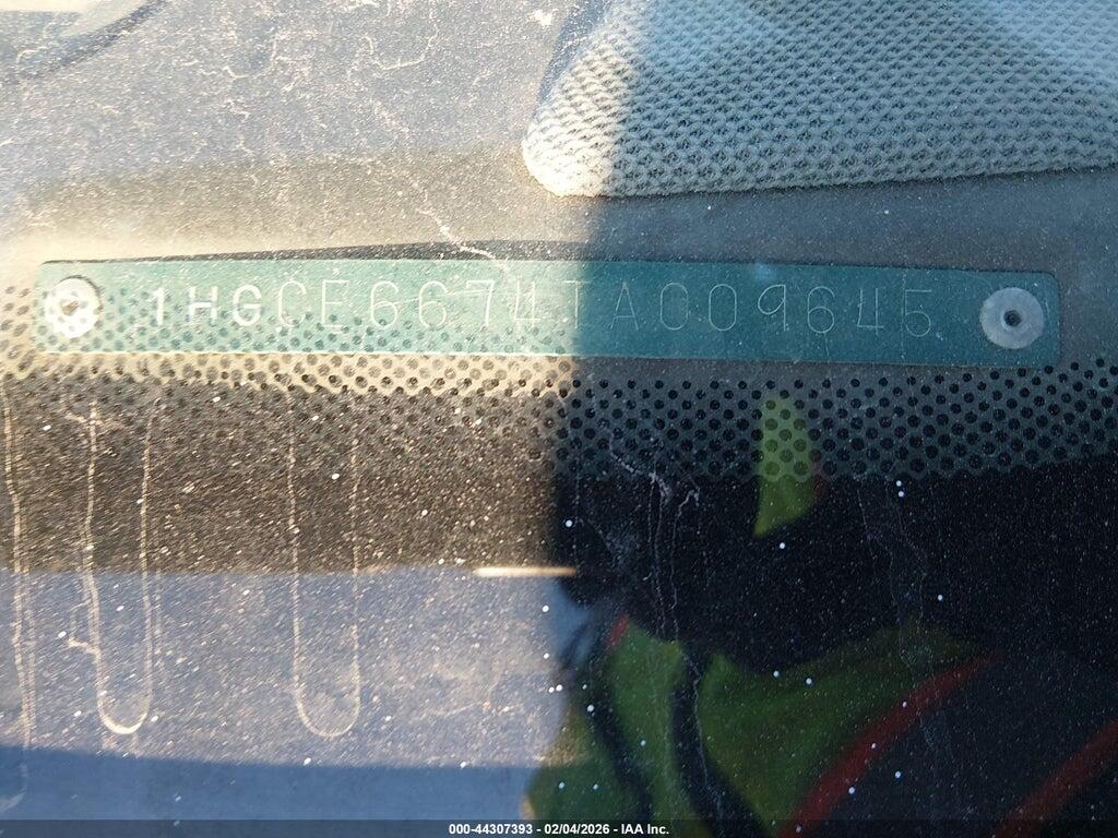 1HGCE6674TA009645 1996 HONDA ACCORD photo no. 9