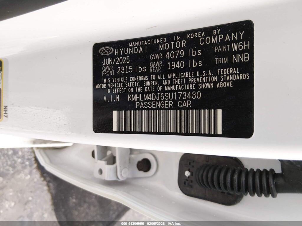 KMHLM4DJ6SU173430 2025 HYUNDAI ELANTRA HYBRID photo no. 9