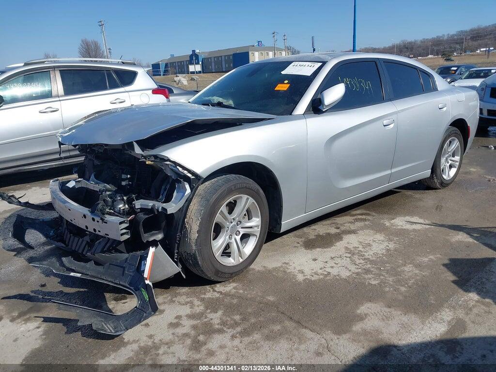 2C3CDXBG4NH197265 2022 DODGE CHARGER photo no. 2
