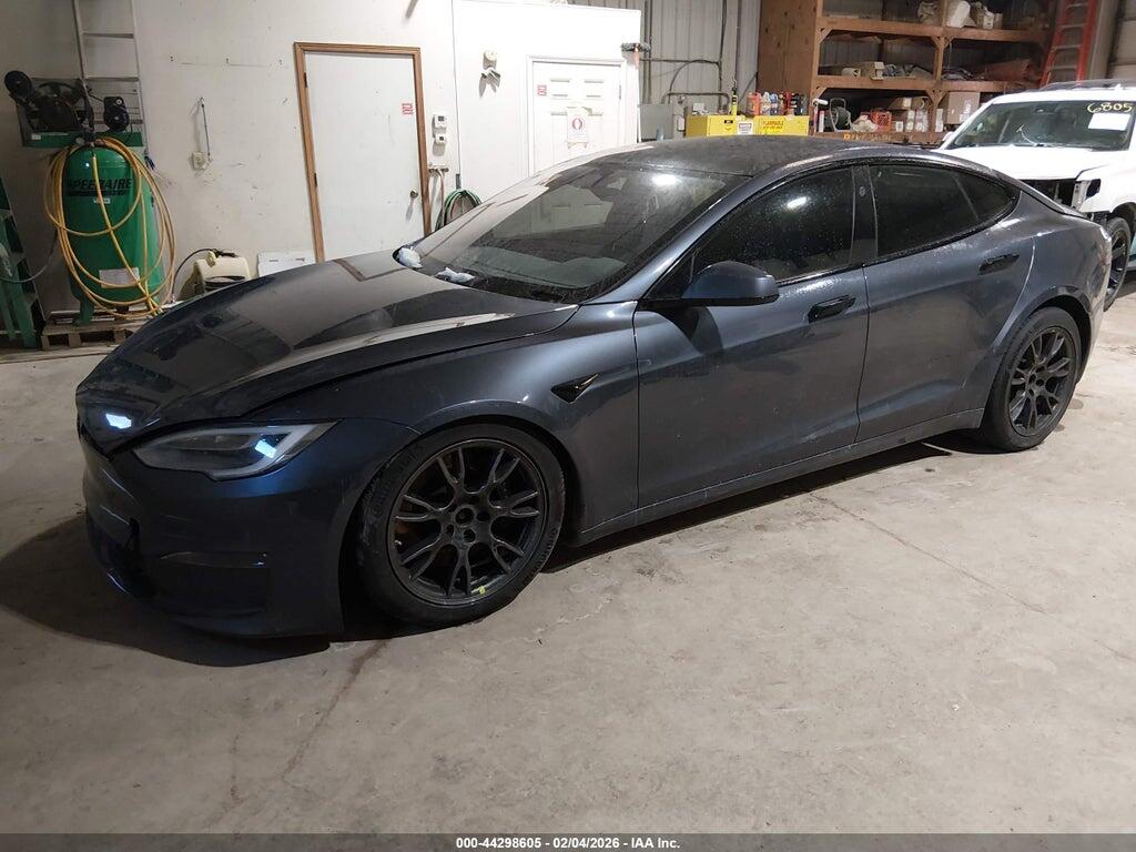 5YJSA1E66MF431975 2021 TESLA MODEL S photo no. 2
