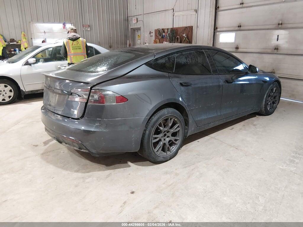 5YJSA1E66MF431975 2021 TESLA MODEL S photo no. 4