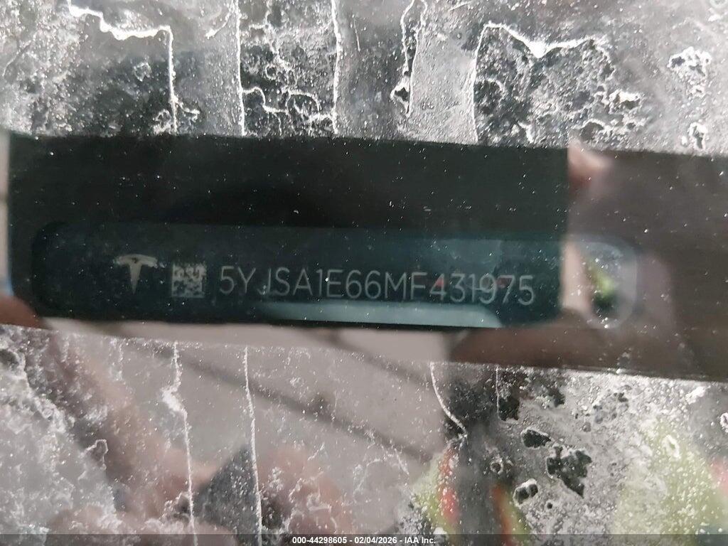 5YJSA1E66MF431975 2021 TESLA MODEL S photo no. 9