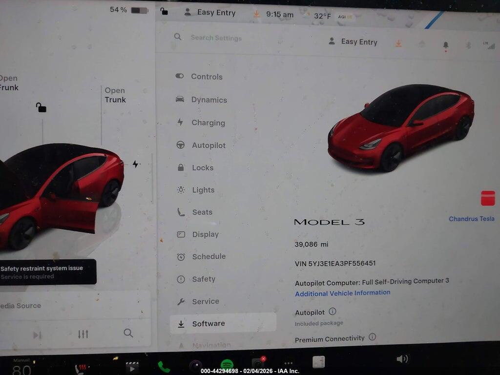 5YJ3E1EA3PF556451 2023 TESLA MODEL 3 photo no. 7