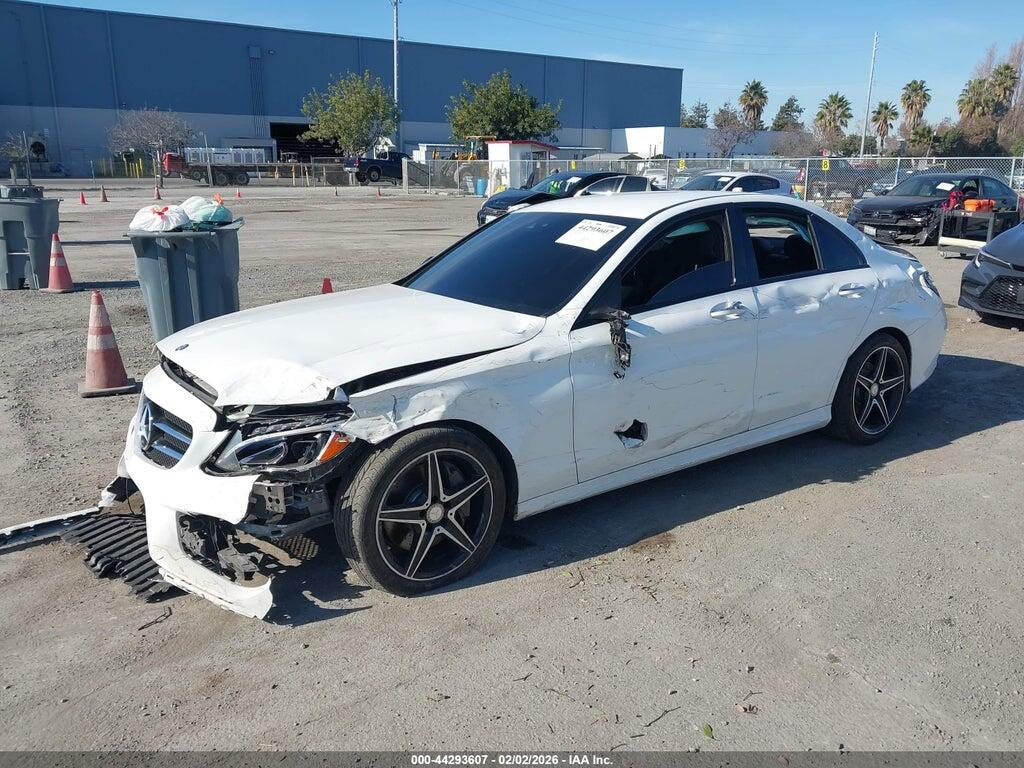 55SWF4JB5GU125294 2016 MERCEDES-BENZ C 300 photo no. 2