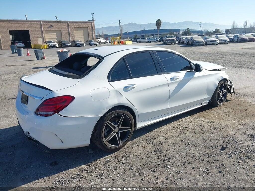 55SWF4JB5GU125294 2016 MERCEDES-BENZ C 300 photo no. 4
